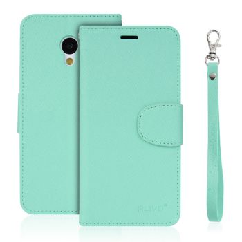 ALIVO  Leather Flip Case Stand With Slots  for Meizu M3S