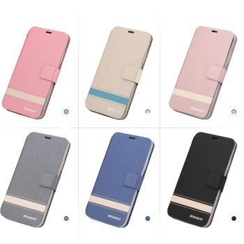 Classic Contrasting Series Flip Leather Protective Case With Stand Function For Meizu M6/M6S/M6T/M6 Note