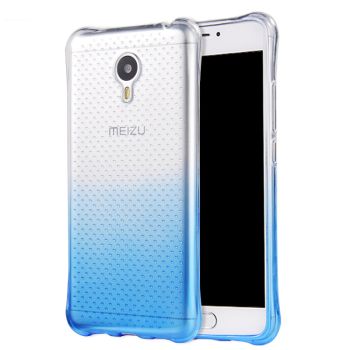 Colorful Gradual Change Style Soft Silicon Protective Back Case For Meizu M3 Note
