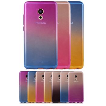 Colorful Gradual Change Style Soft Silicon Protective Back Case For Meizu Pro6