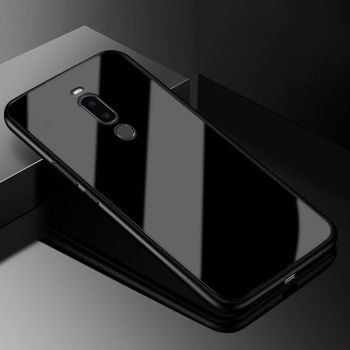 Creative Design Full Protection Tempered Back Cover+TPU Bumper Case For  Meizu M8 Note/X8