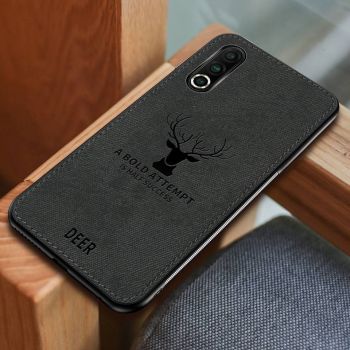 Fabric Grain Deer Series Soft TPU Ultra Thin Phone Cover Case For Meizu 16S Pro/16S