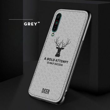 Fabric Grain Deer Series Soft TPU Ultra Thin Phone Cover Case For Meizu 16T