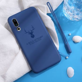 Full Protection Deer Series Liquid Silicone Protective Case For Meizu 16S