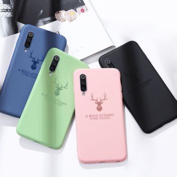 Full Protection Deer Series Liquid Silicone Protective Case For Meizu 16T