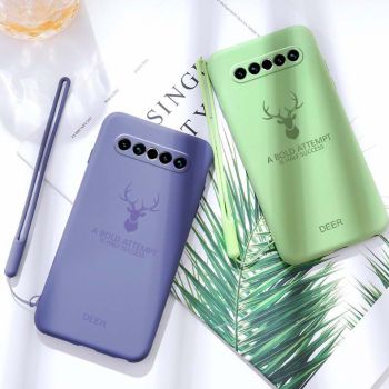 Full Protection Deer Series Liquid Silicone Protective Case For MEIZU 17 Pro/17