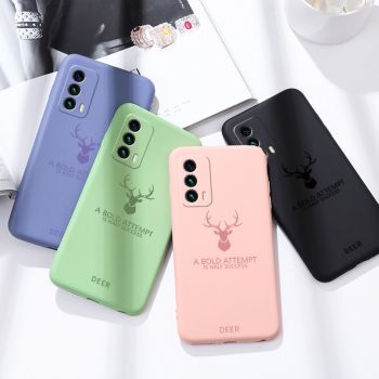 Full Protection Deer Series Liquid Silicone Protective Case For MEIZU 18
