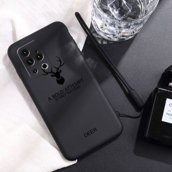 Full Protection Deer Series Liquid Silicone Protective Case For MEIZU 18 Pro