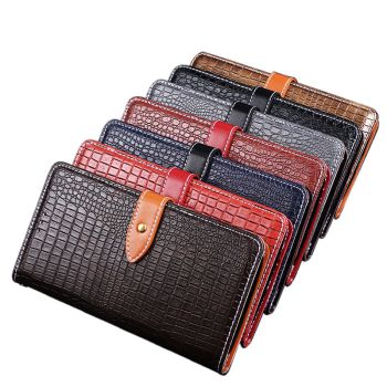 Grid Pattern Multi-Function Wallet Style Classic Flip Leather Protective Case For MEIZU 16S