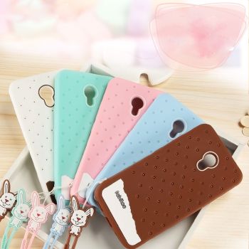 Ice Cream Soft Silicone Shockproof Protective Case For Meizu M3S