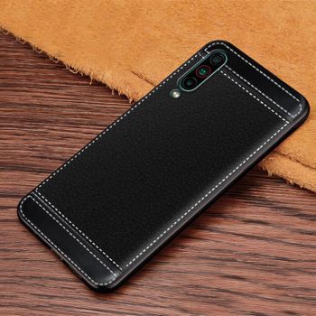 Litchi Grain Micro Frosted Leather Style Soft TPU Protective Case For Meizu 16T