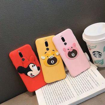 Lovely Cartoon Full Protection Silicone Soft Back Cover Case For Meizu M8 Note
