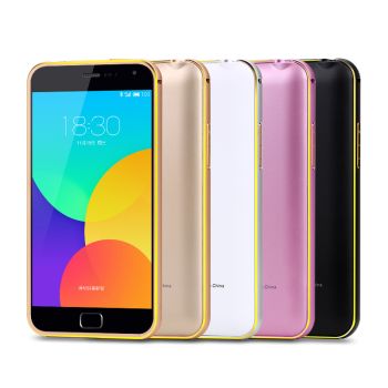 Metal Bumper Frame With Back Cover Case For Meizu MX4 Pro