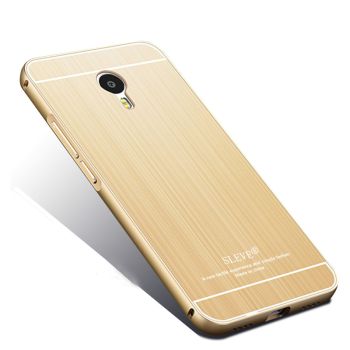 Metal Frame With Brushed Back Cover Case For Meizu M3 Note