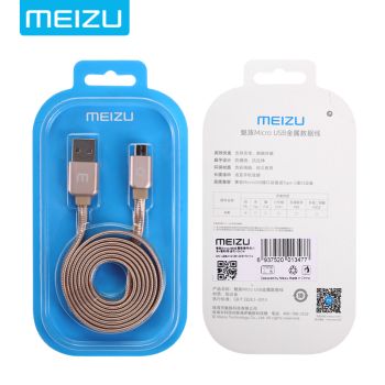 Original Meizu Micro USB Metal Data Sync Charge Cable For Meizu M3E/ M3 Max/M3S/MX5/M3 Note /M2 Note/MX4 /MX4 Pro
