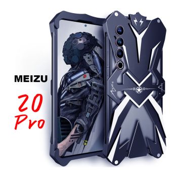 SIMON Cool Aluminum Metal Frame Bumper Protective Case For Meizu 20 Pro/Meizu 20