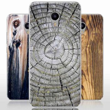 Vintage Wood Grain Series Hard Shell Protective Case For Meizu M3E