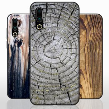 Vintage Wood Grain Series Soft Silicone TPU Protective Case For Meizu 16S