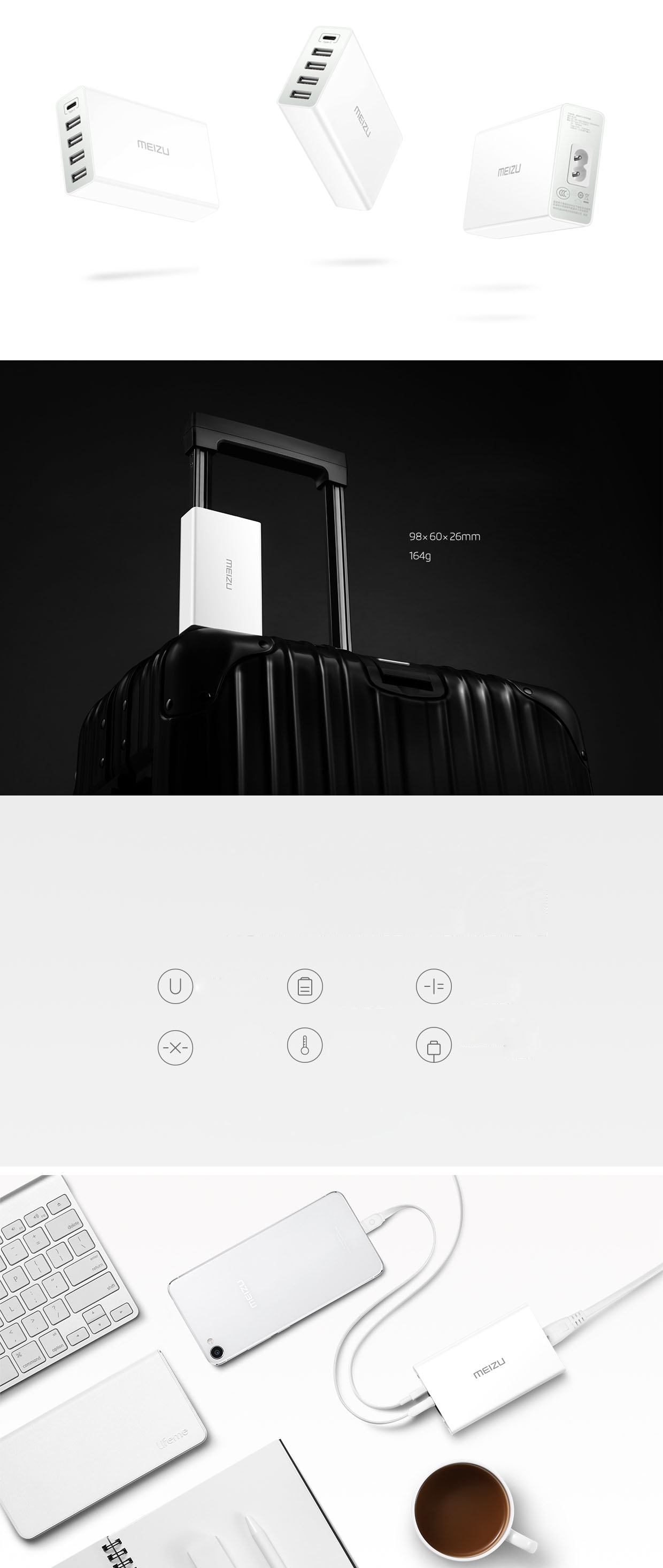 MEIZU USB Charger