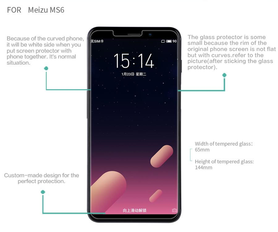 Meizu M6S screen protector